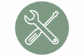 remove the hammer and make the two tools cross to make like an X