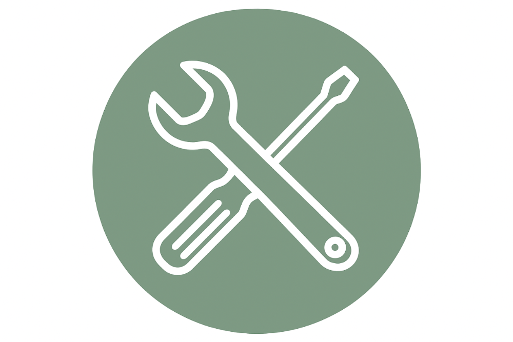 remove the hammer and make the two tools cross to make like an X